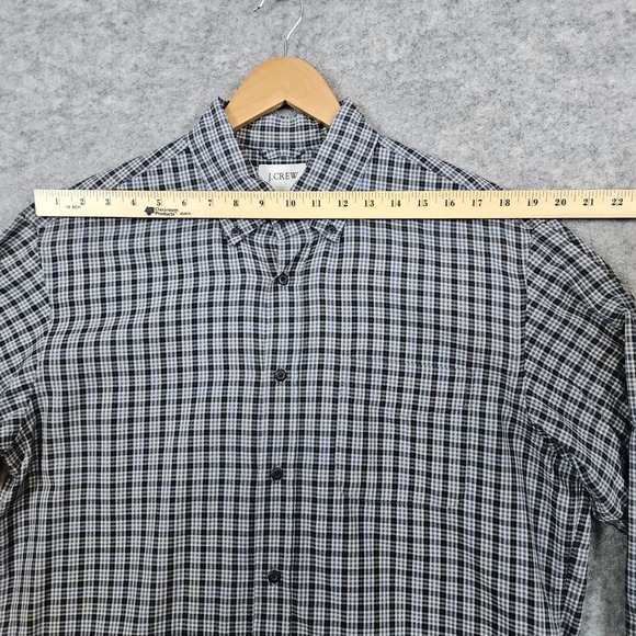 J Crew Men's Multicolor Mini-Check Shirt Size M 100% Cotton‎ Mini-Pane Preppy - Picture 5 of 10